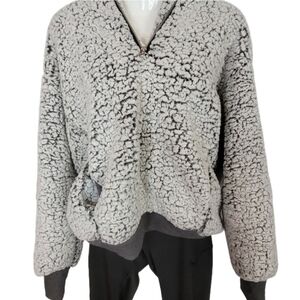 Gray Fluffy The Limited Jacket Size S